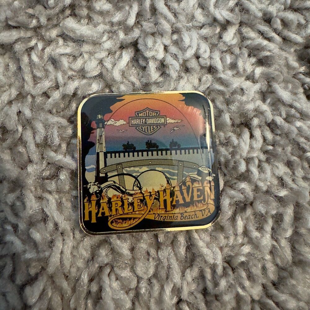 Harley Haven Virginia Beach PIN Virginia Harley Davidson Dealer Vest Motorcycle